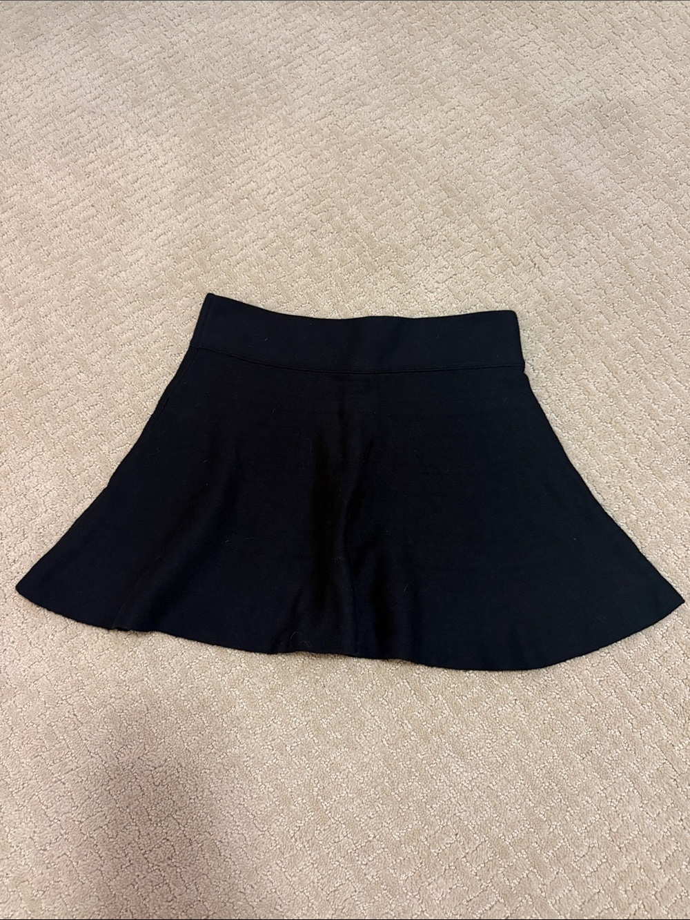 Talula Black Circle Skirt - Flared Mini